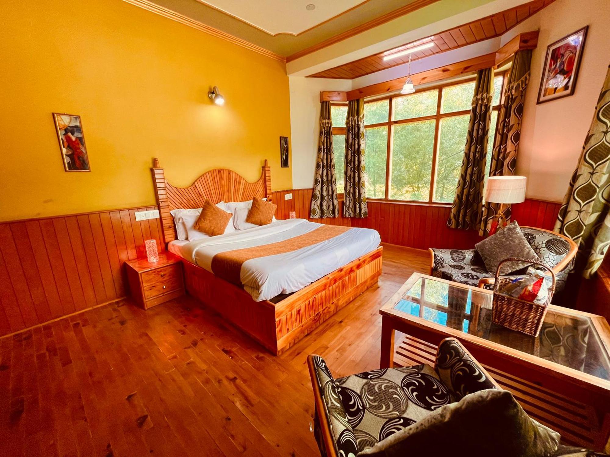 Woods Villa Cottage, Manali Exterior foto